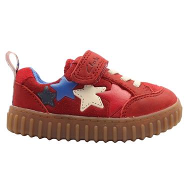 CLARKS COVE GO T SHOE - RED F